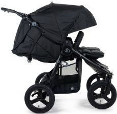 Прогулочная коляска для двойни Bumbleride Indie Twin Matte Black